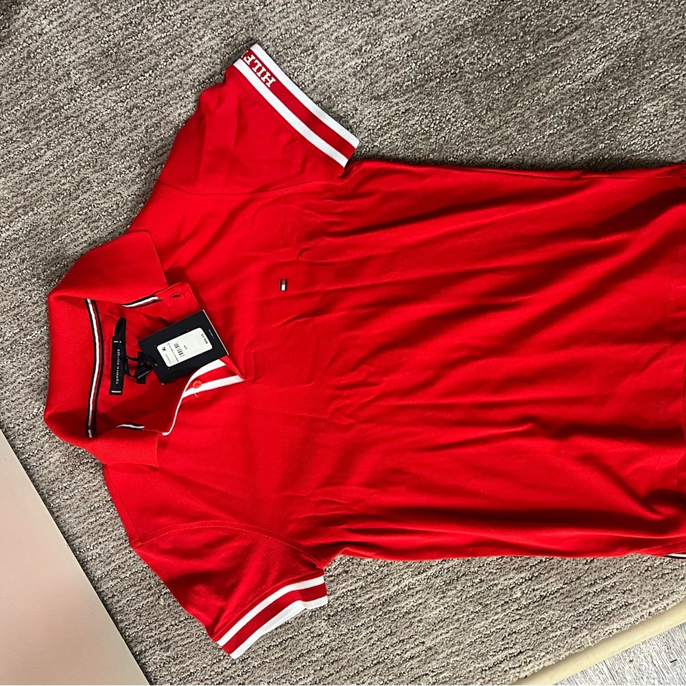 Tommy Hilfiger Red Polo Shirt for Men & women